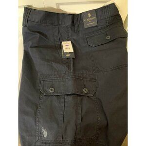 New US Polo Assn. Cargo Shorts Men’s Sz 46 Gray NWT‎